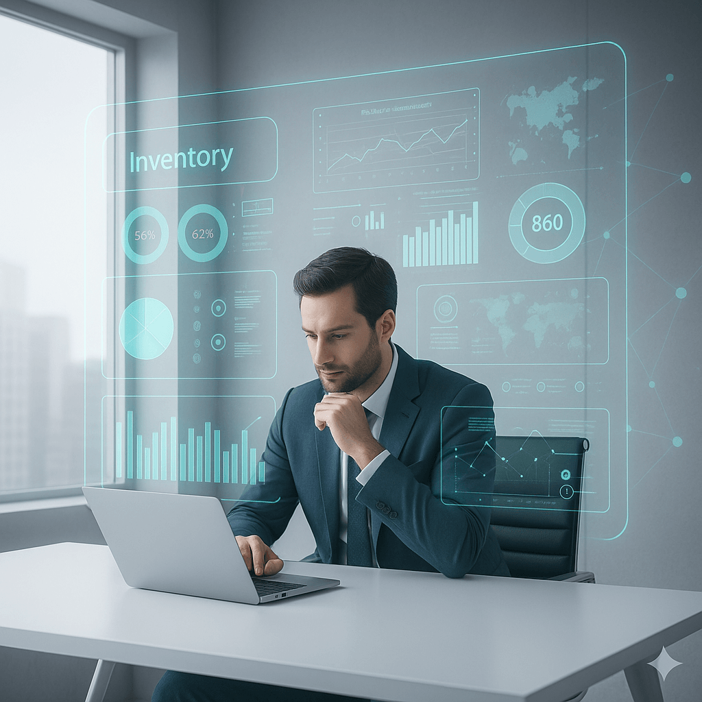 Inventory advanced MRP II + Pervasive AI